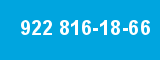 922 816-18-66 922 816-18-66